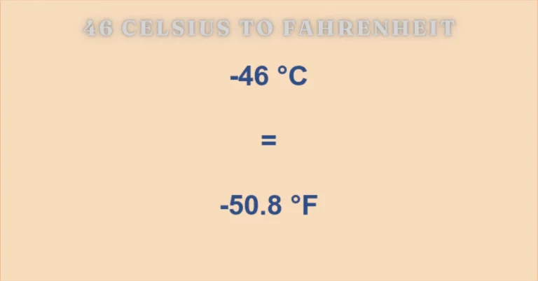 Understanding 46 Celsius to Fahrenheit: The Complete Conversion Guide
